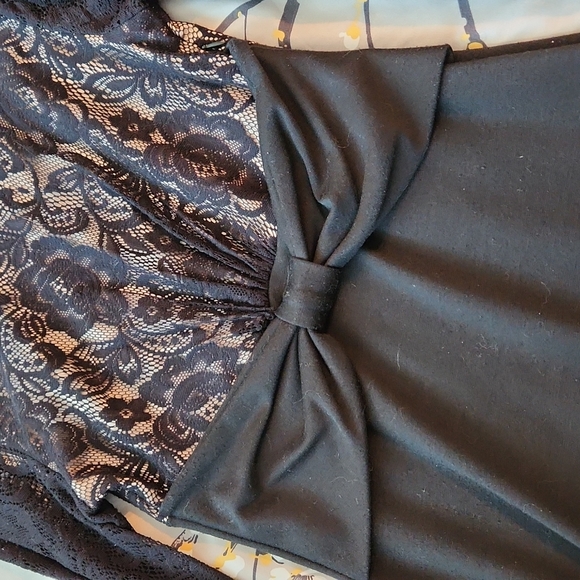 Lace Sleeved Dress - Picture 7 of 8